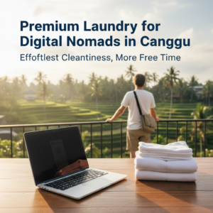 Order separate wash laundry Kuta Legian